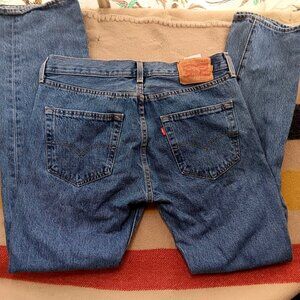 Levi's Men's Straight Jeans - Medium Blue Denim